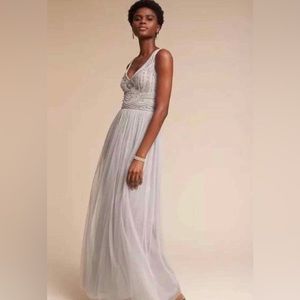 BHLDN Sterling Gown bridesmaid dress